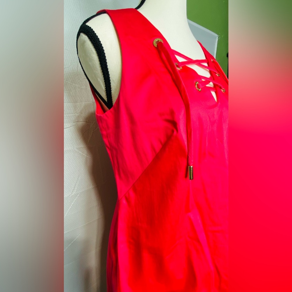CALVIN KLEIN SLEEVELESS PINK DRESS - Picture 3 of 10